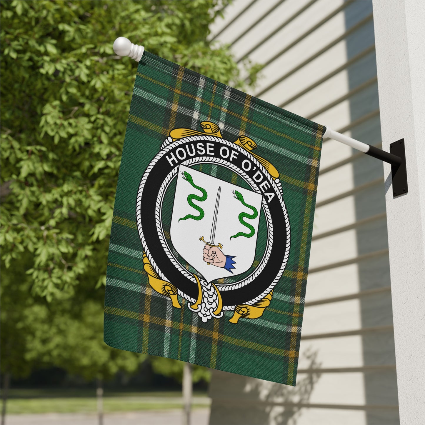 House of O'Dea Crest on Outdoor Flag Product