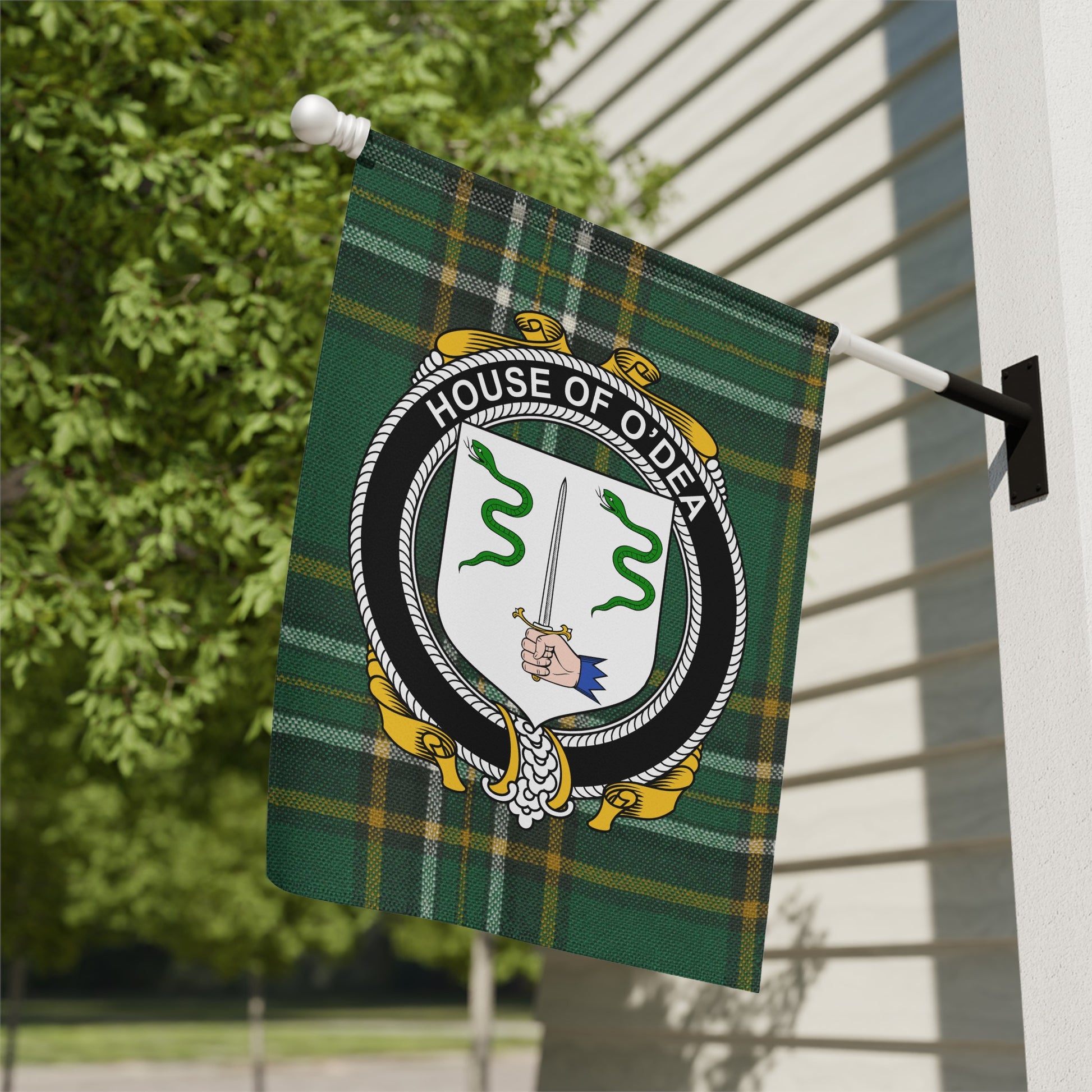 House of O'Dea Crest on Outdoor Flag Product