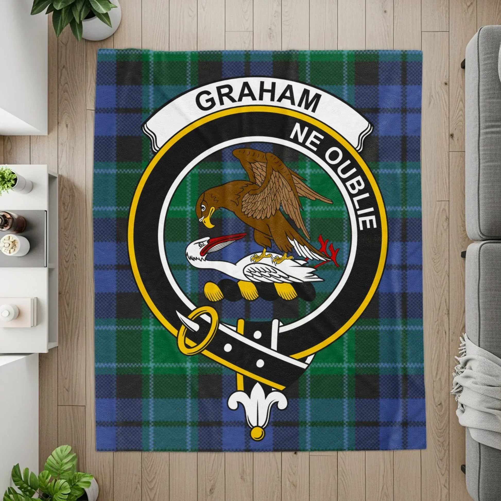 Graham Ne Oublie Tartan Personalized Blanket product