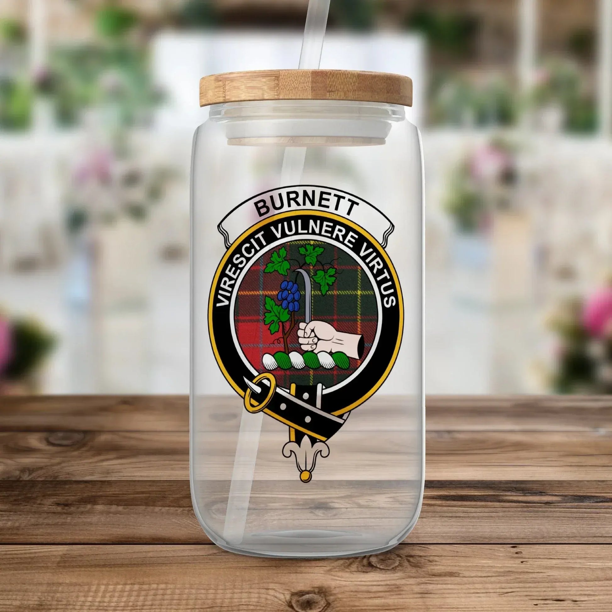 Virescit Vulnere Virtus Burnett Glassware product