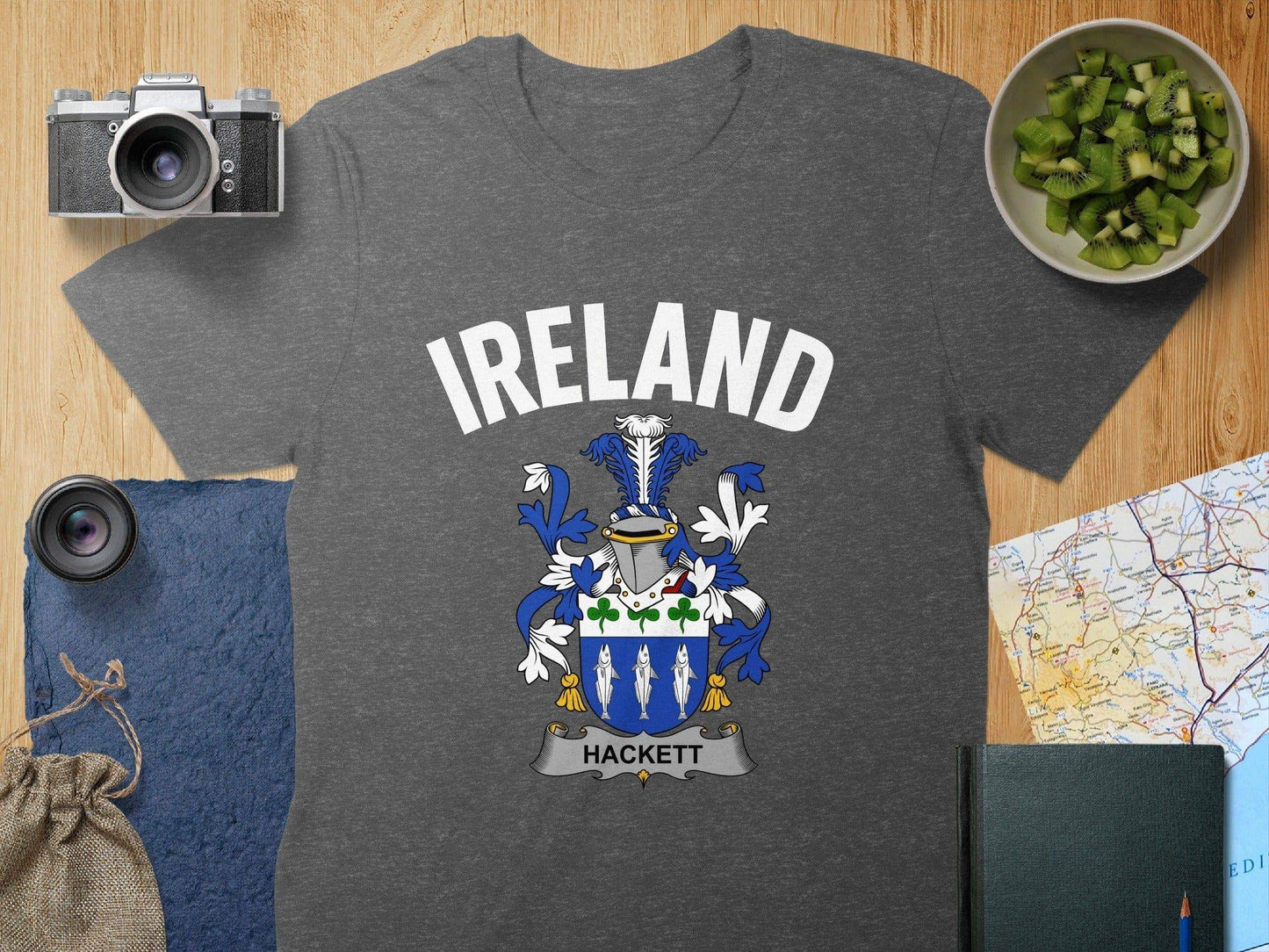 Ireland Hackett Family Crest Graphic Tee product