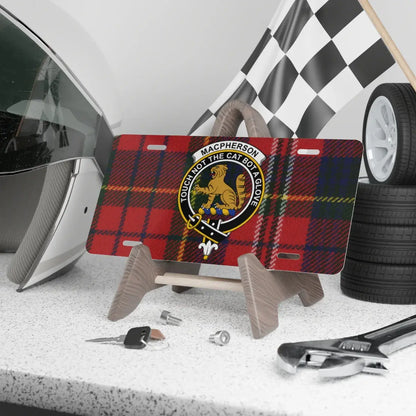 Macpherson Clan Motto Touch Not The Cat Plate product