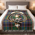 Glass Luctor Non Mergor Plaid Pattern Throw Blanket