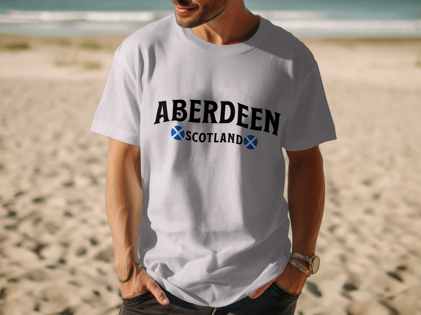 Celebrate Aberdeen and Scotland Heritage T-Shirt - Living Stone Gifts