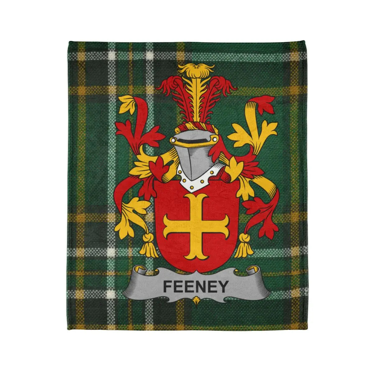 Feeney Tartan Plaid Pattern Custom Blanket product