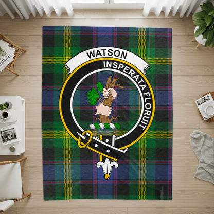 Watson Family Crest Tartan Blanket product