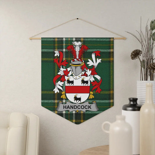 Handcock Family Crest Plaid Wall Hanging product