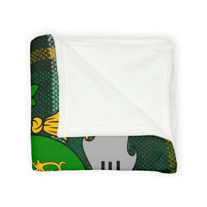 Cozy Green and Yellow themed Blanket product type