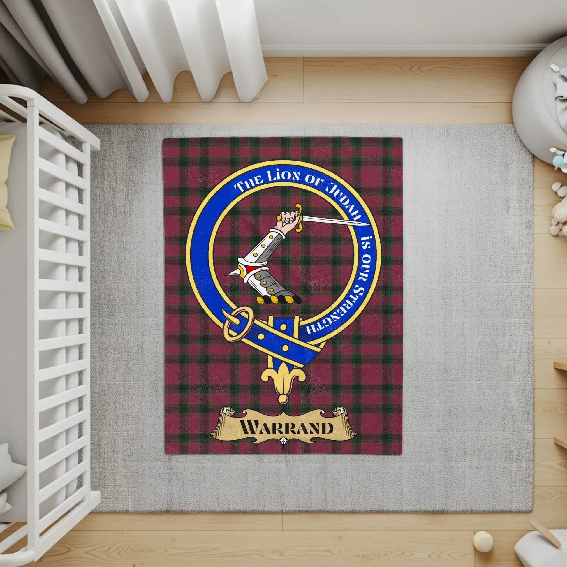 Warrand The Lion of Judah Plaid Design Custom product type