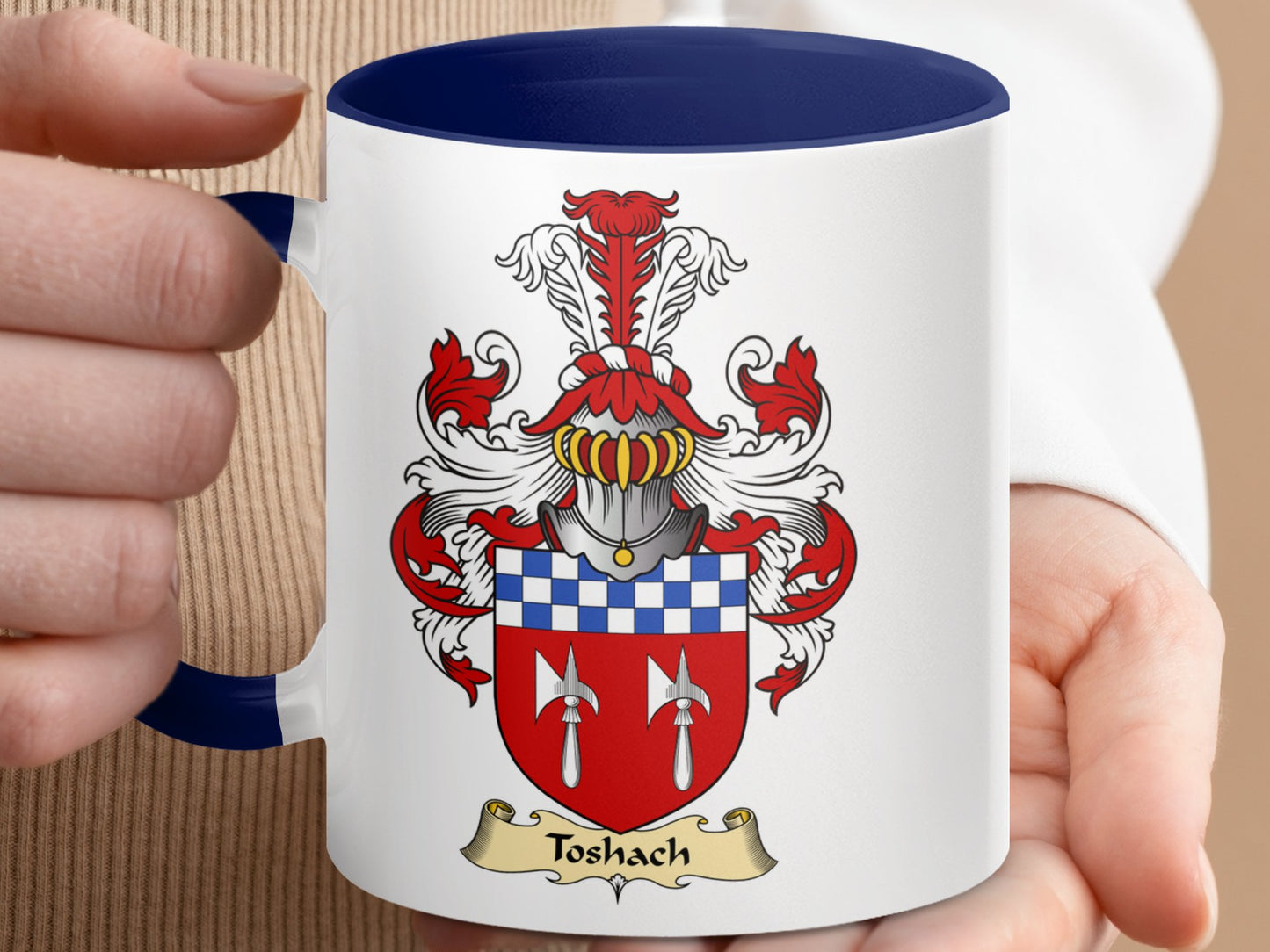 Clan Toshach Scottish Coat of Arms Mug - Living Stone Gifts