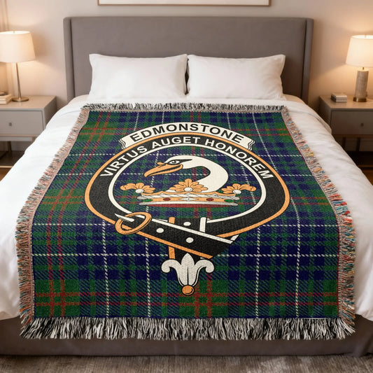 Edmonstone Virtus Auget Honorem Tartan Blanket