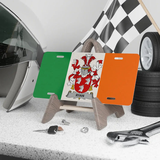 Custom Irish Family Crest License Plate product