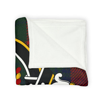 Chisholm Clan Crest Scottish Tartan Blanket