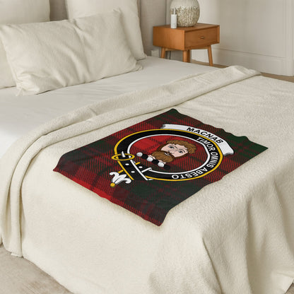 Scottish Clan Macnab Tartan Throw Blanket - Living Stone Gifts