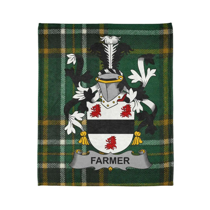Stylish Family Crest Design Throw Blanket product