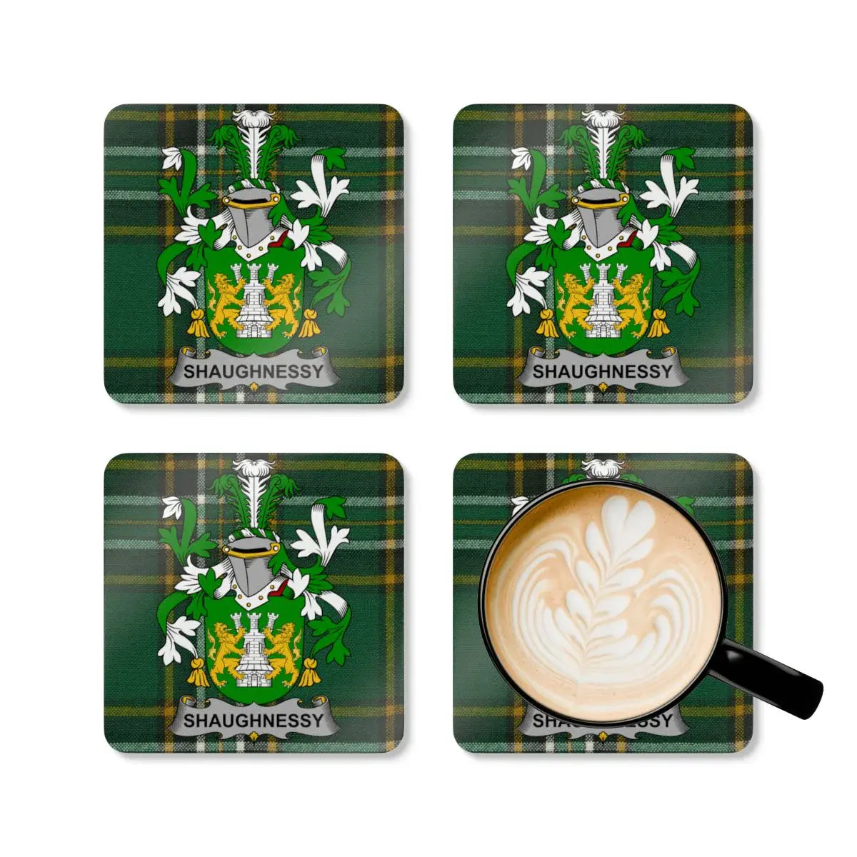 Shaughnessy Tartan Plaid Design Coaster Product