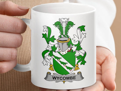 Wycombe Family Crest Design Full Color Mug - Celtic Ancestry Gifts