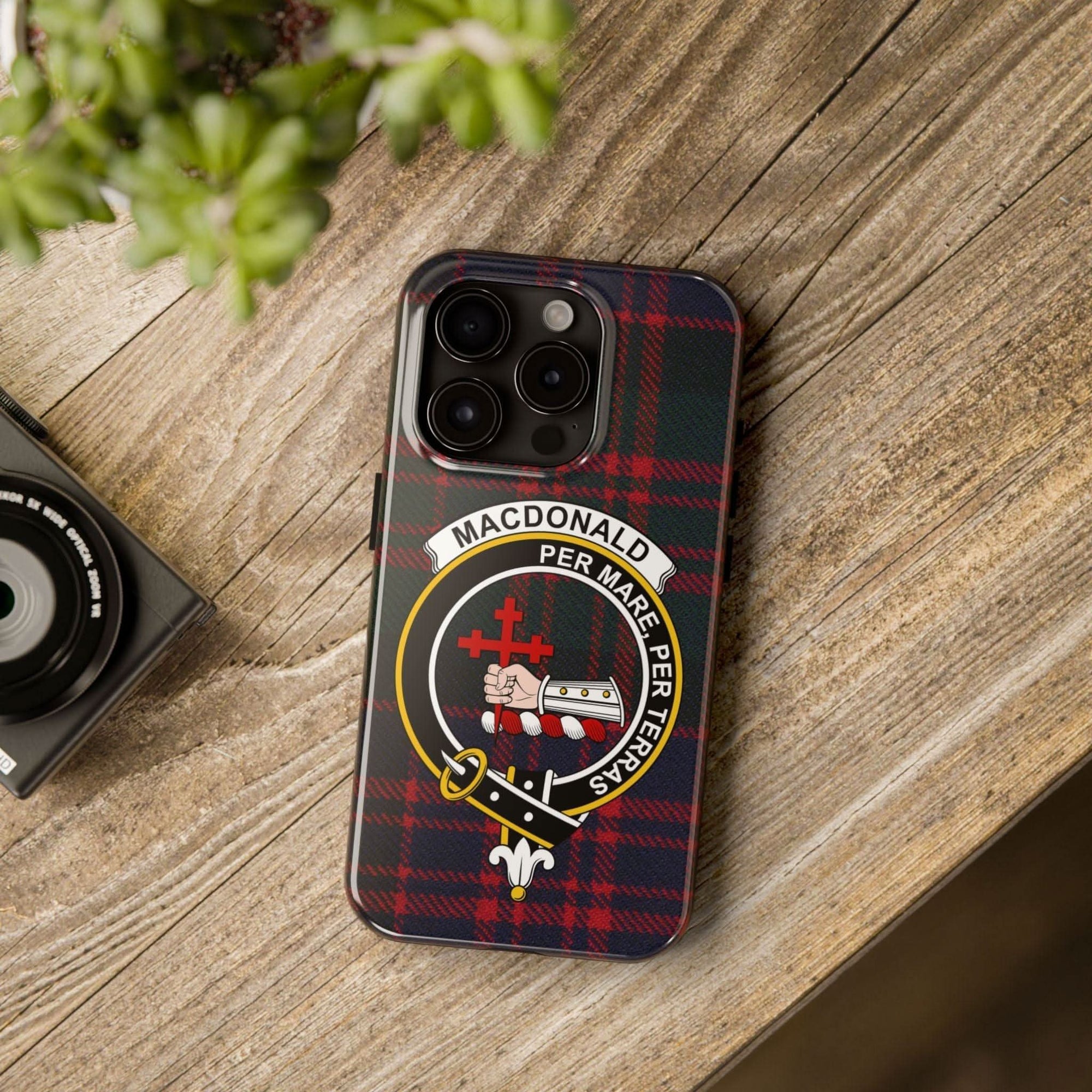 Macdonald Clan Scottish Tartan Cell Phone Case - Celtic Ancestry Gifts