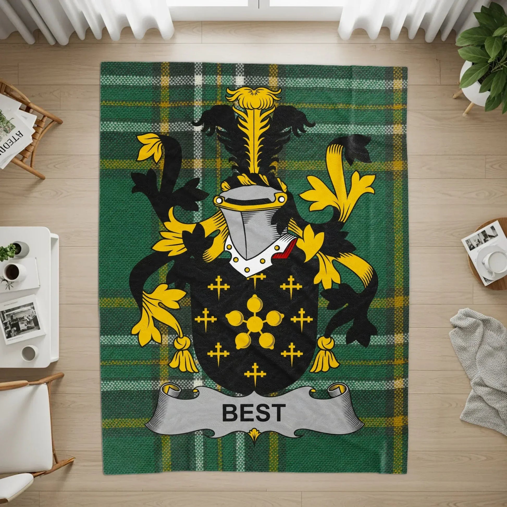 Personalized Family Crest Printed Home Decor product type