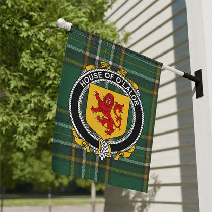 House of O'Valor Green Tartan Decorative Flag product