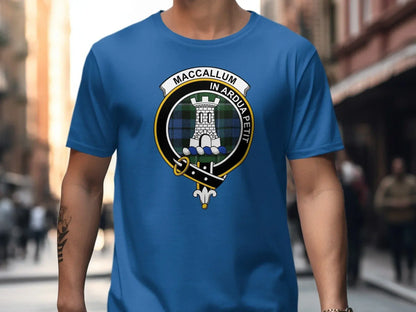 Maccallum In Ardua Petit Crest Blue T-shirt product type
