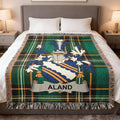 Aland Clan Tartan Plaid Family Crest Blanket product type