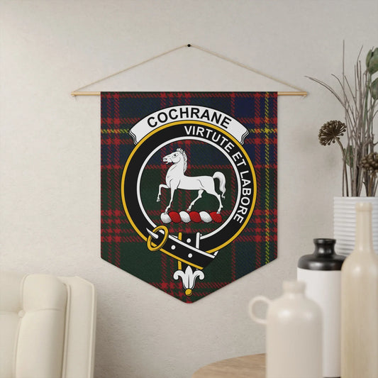 Custom Cochrane Virtute Et Labore Tartan Banner product