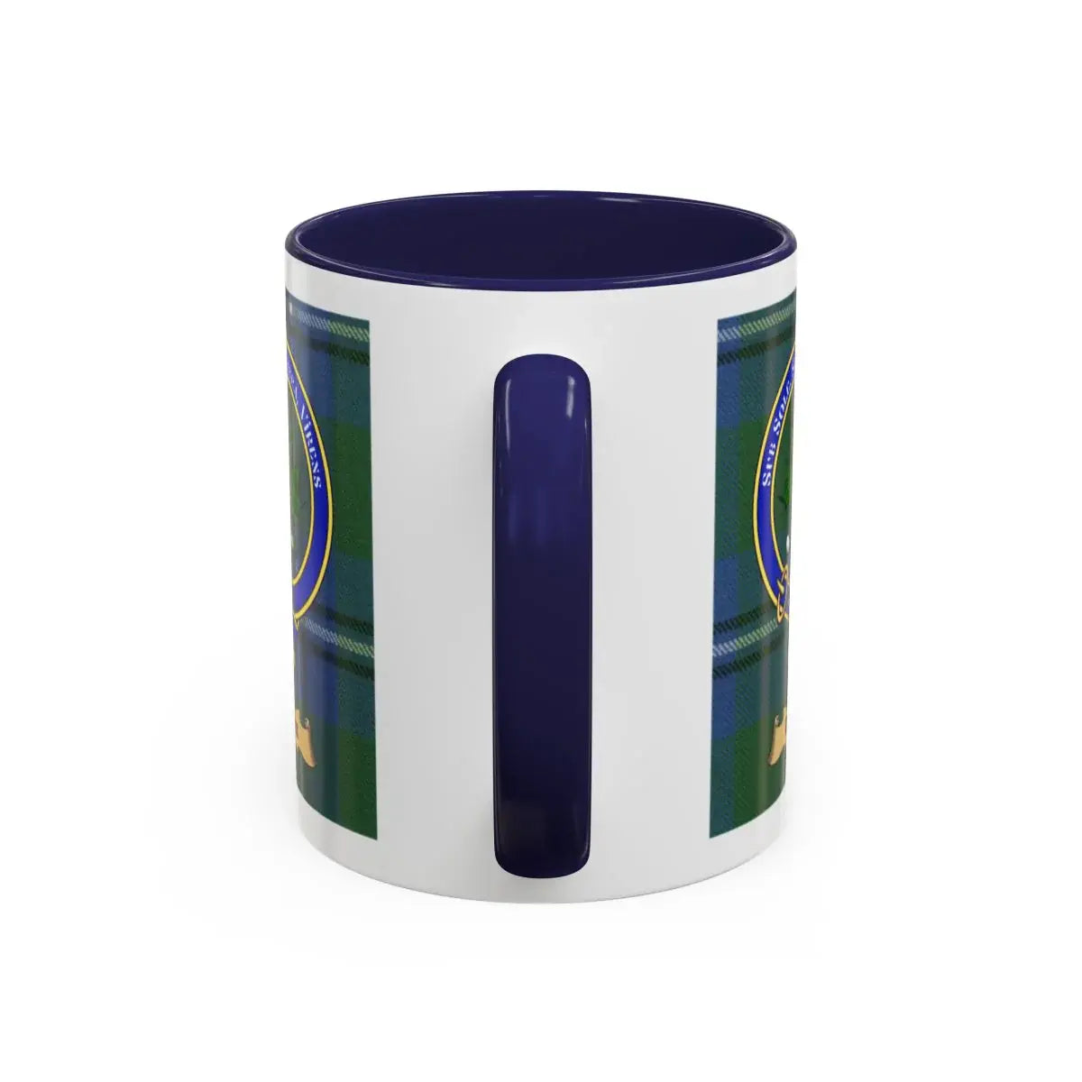 Custom Navy Blue Ceramic Coffee Mug 11oz Drinkware