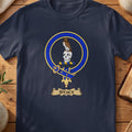 Stacy Scottish clan crest T-shirt in Navy