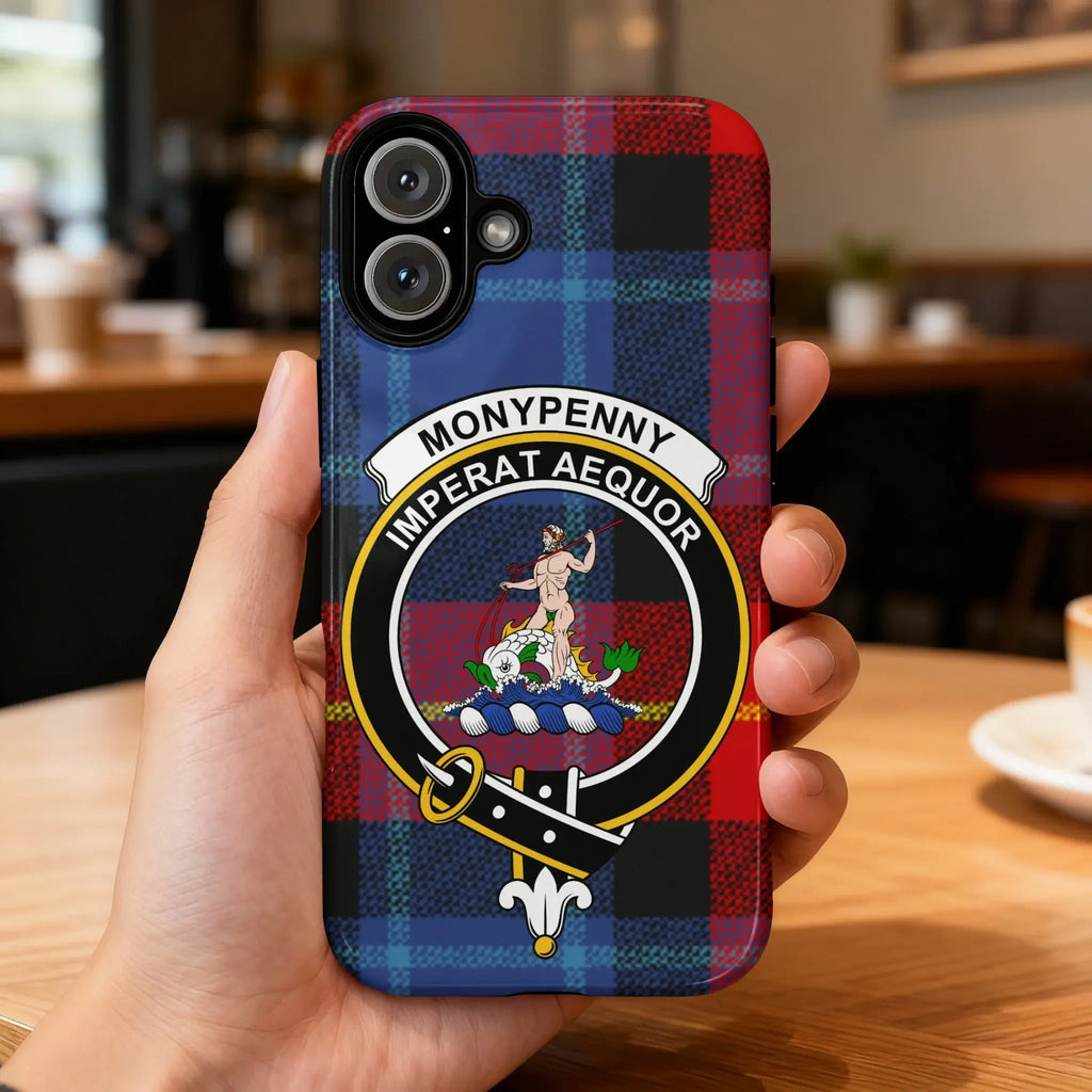 Moneypenny Imperat Aequor Plaid iPhone Case