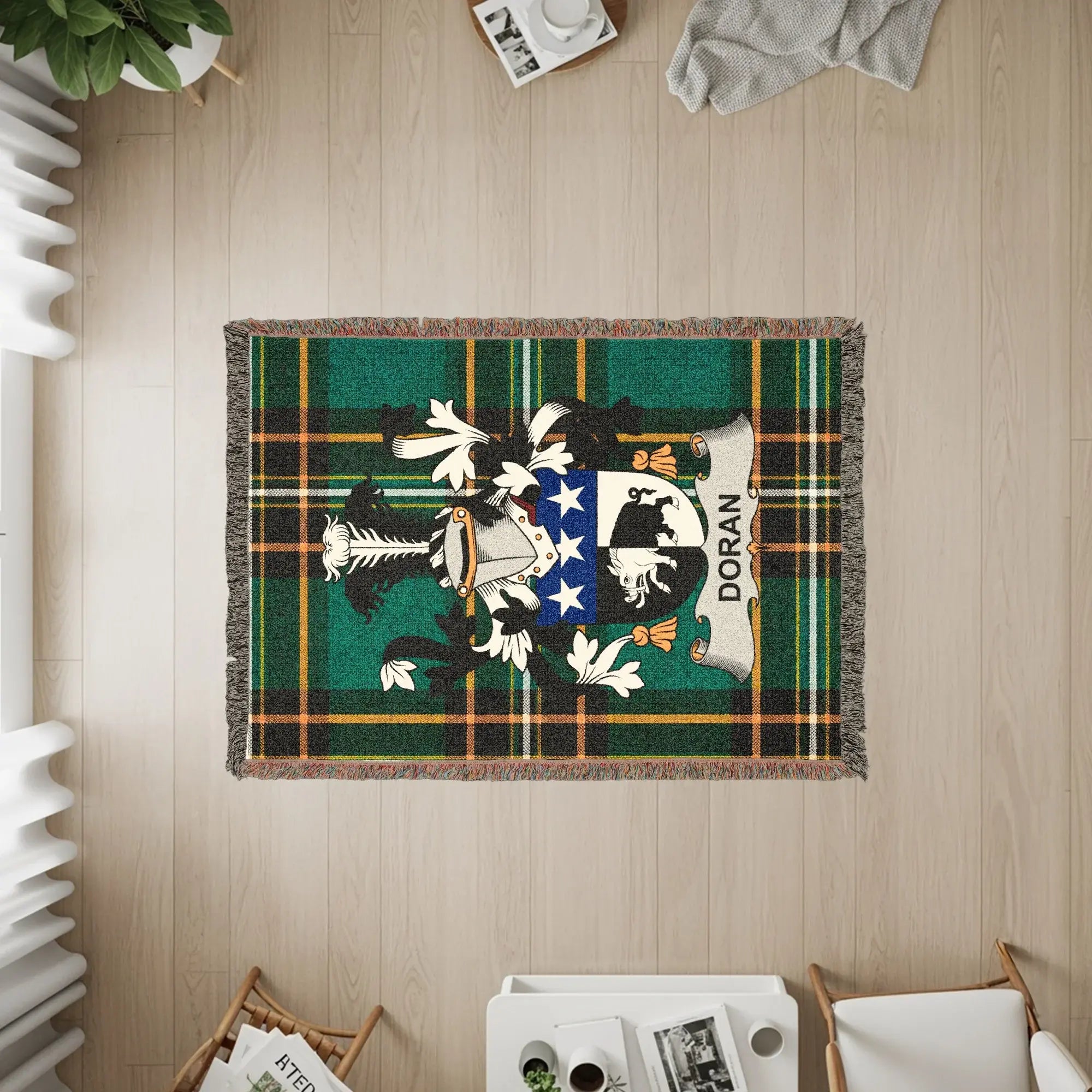 Doran Crest Green Plaid Tartan Pattern product type