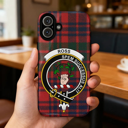 Ross Spem Successus Alit Tartan Design Phone Case