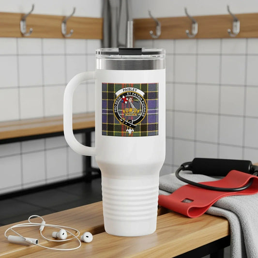 Large Tartan Crest Travel Mug with Handle Drinkware product
