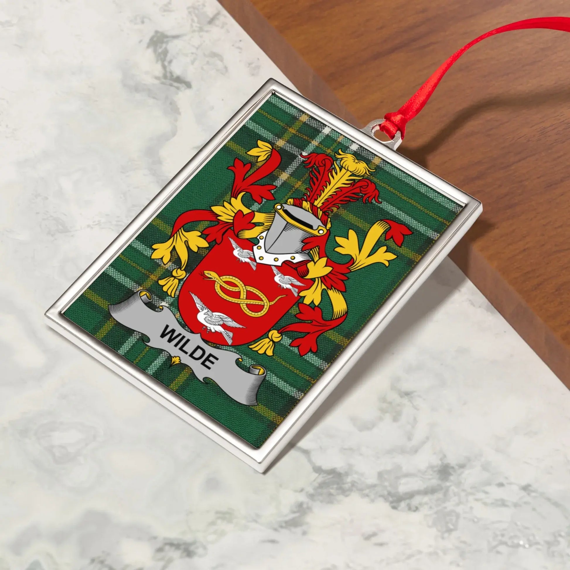 Family Crest Personalized Ornament product