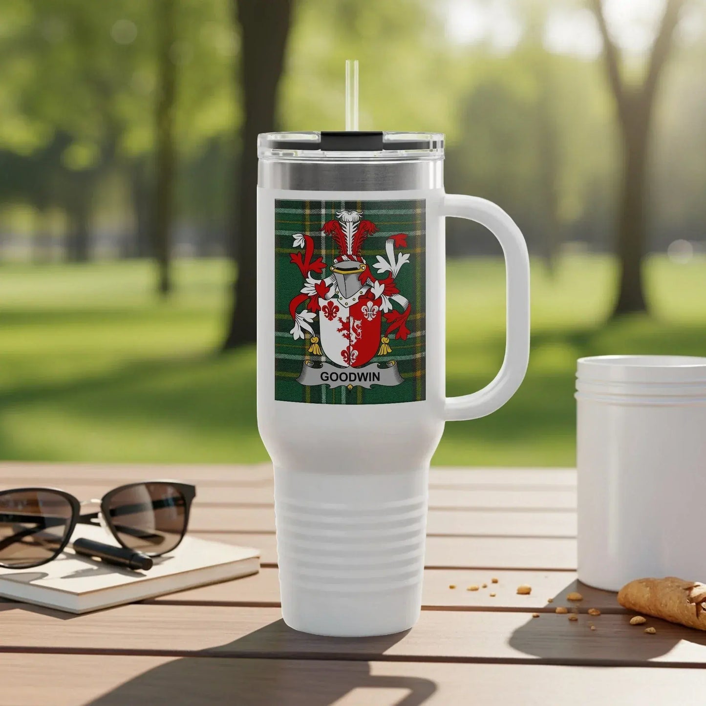Personalized Family Crest Insulated Tumbler product