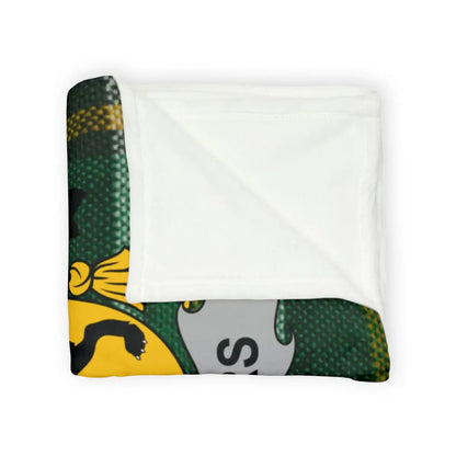 Cozy Slytherin House Emblem Throw Blanket product