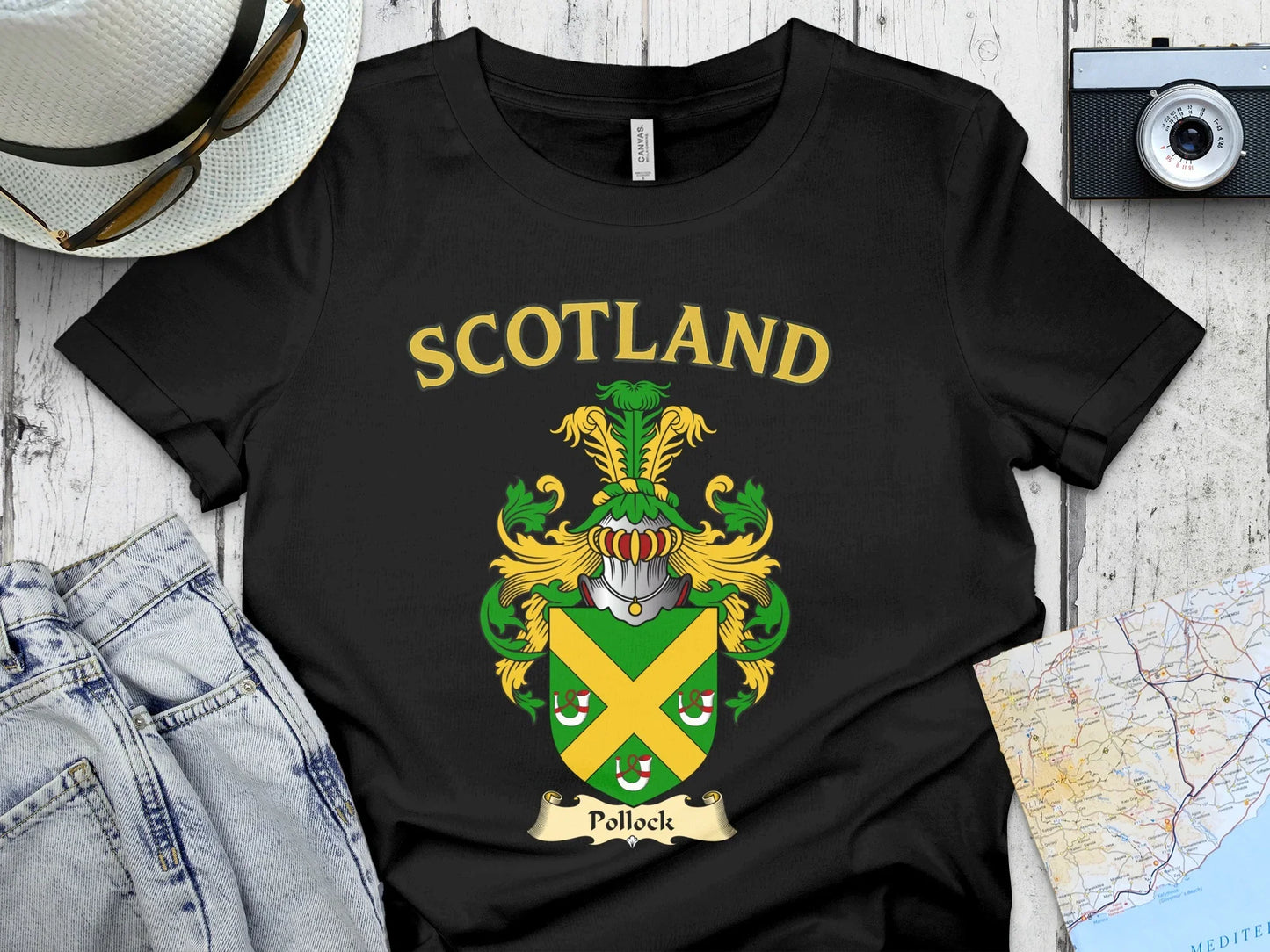 Scotland Crest Emblem Pollock T-Shirt product type