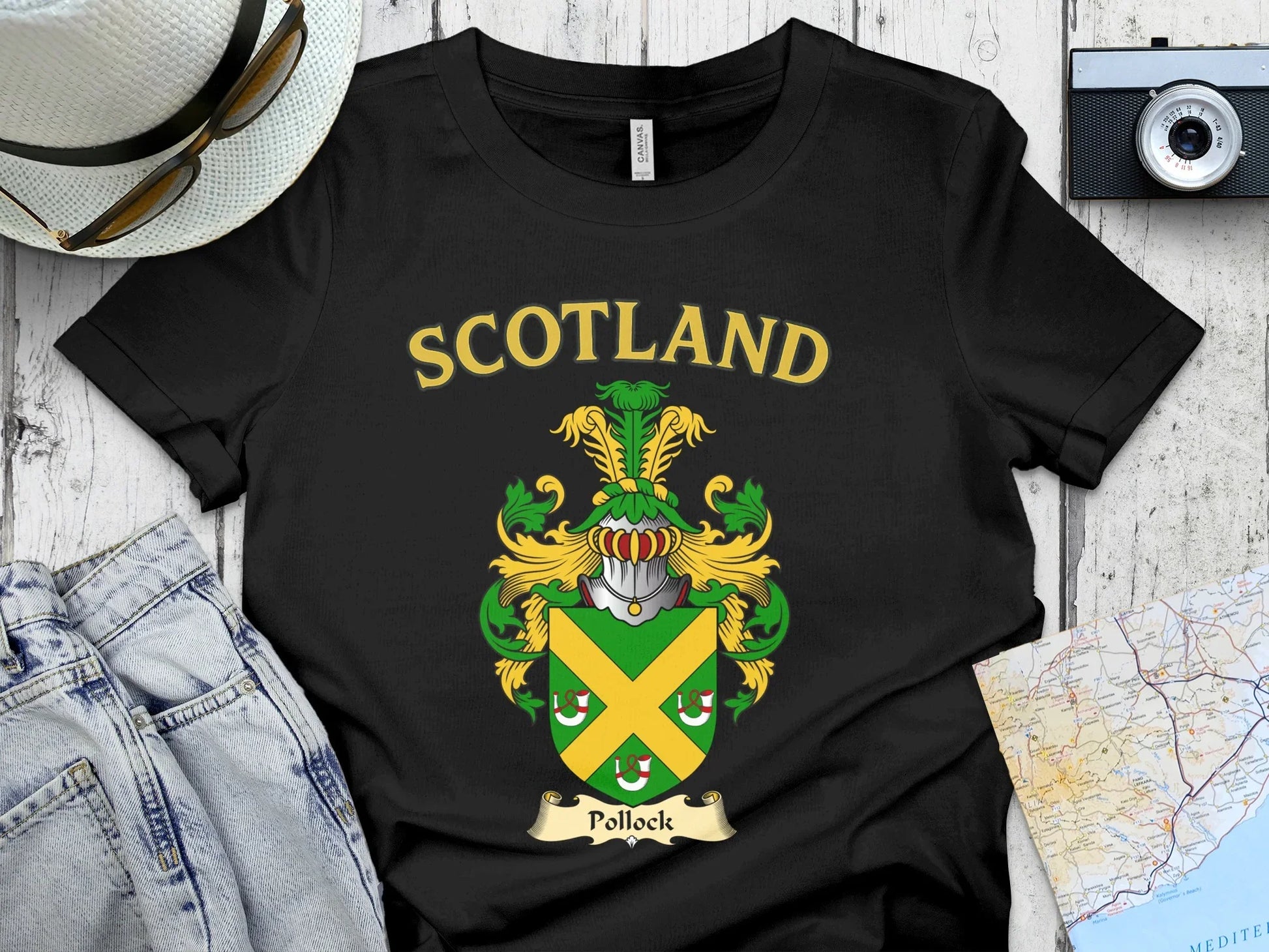 Scotland Crest Emblem Pollock T-Shirt product type