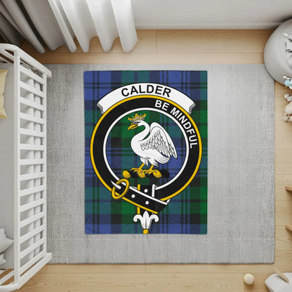 Calder Be Mindful Tartan Plaid Crest Rug product