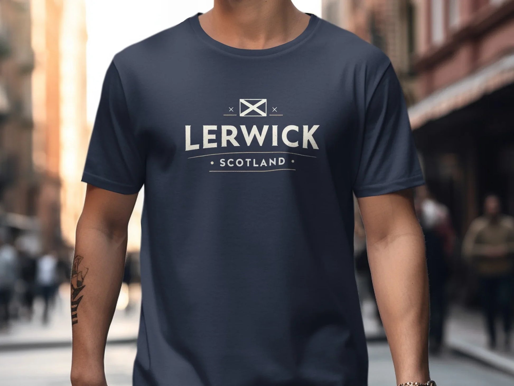 Lerwick Scotland Graphic Tee Shirt product