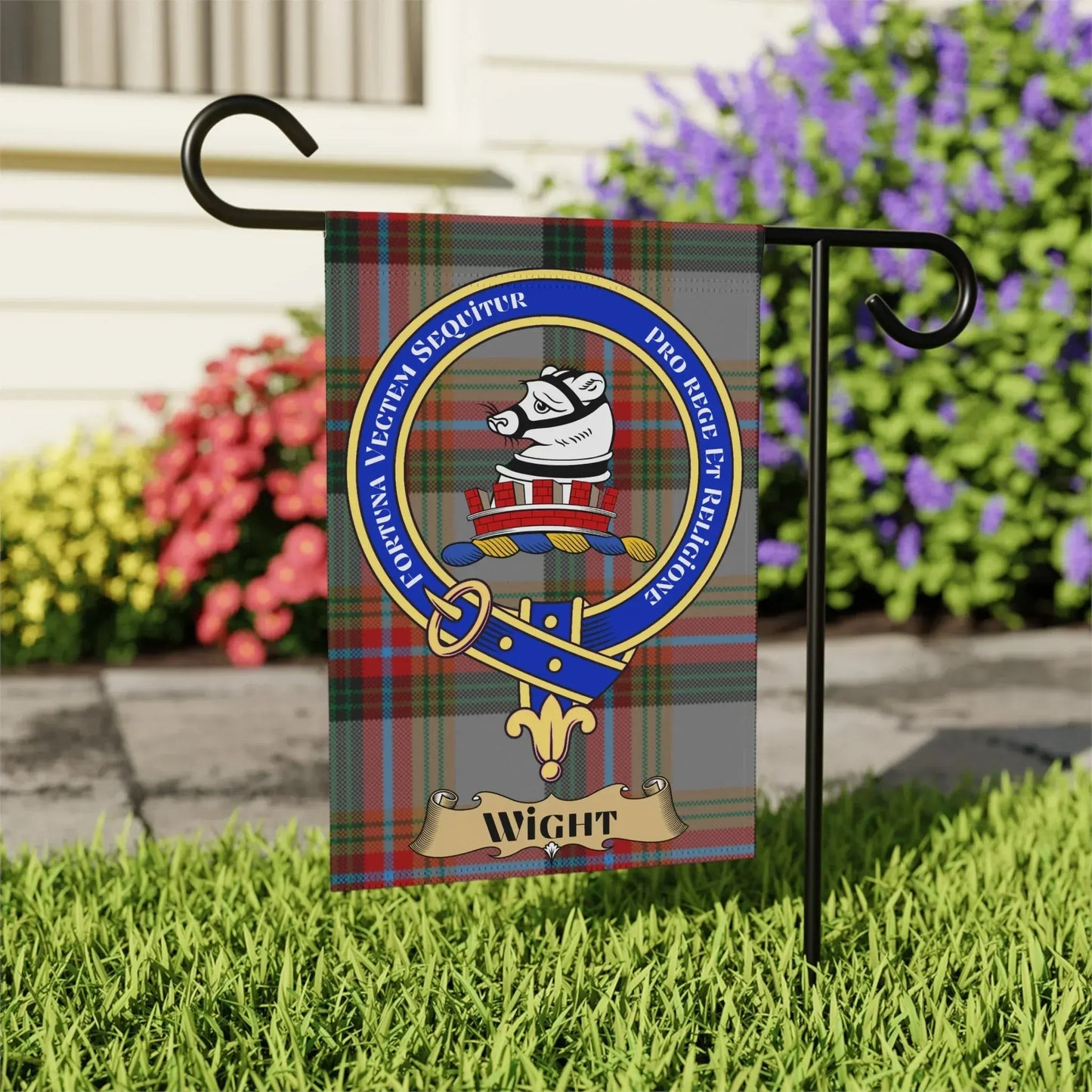 Clan Wight Plaid Garden Banner Outdoor Decor product