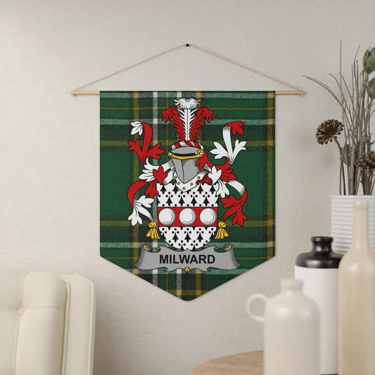 Custom Family Crest Wall Banner Milward product