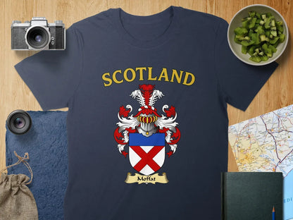Scotland Moffat Family Crest Graphic T-shirt product