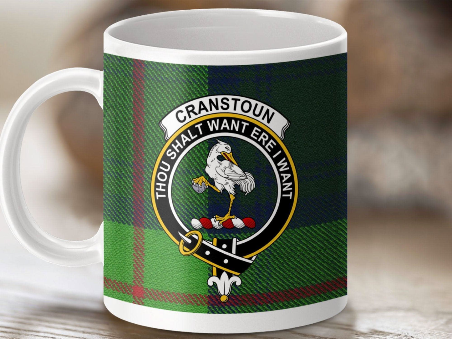 Cranston Thou Shalt Want Ere I Want Clan Mug product