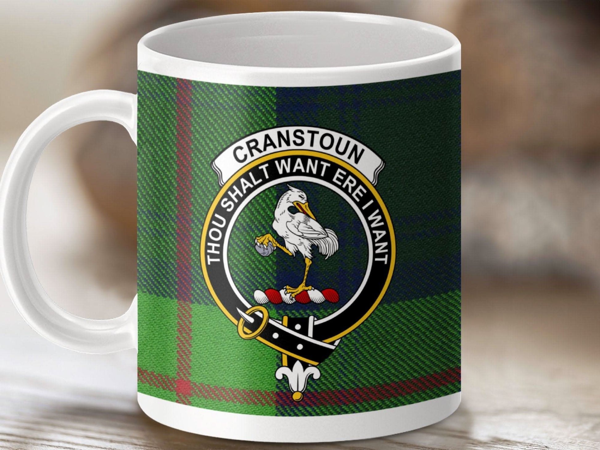 Cranston Thou Shalt Want Ere I Want Clan Mug product