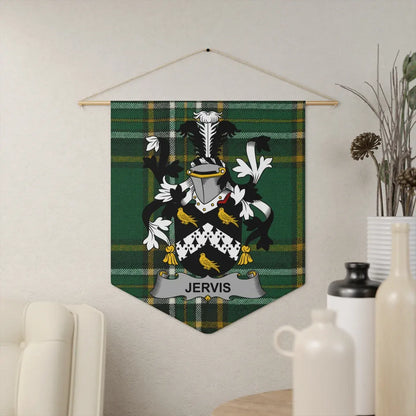 Custom Jervis Family Crest Wall Hanging product type