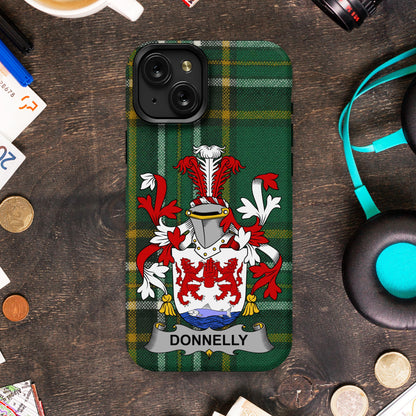 Donnelly Crest Tartan Design Phone Case product