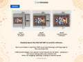 Size guide for MacConnell Scottish family shield woven blanket on a Caledonia tartan background