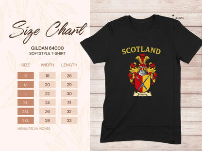 Scotland Crest Design Softstyle T-Shirt product