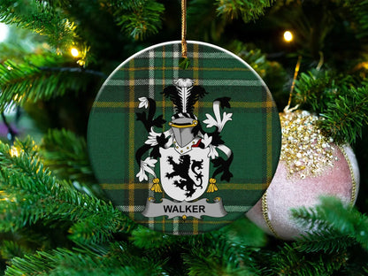 Personalized Family Crest Ornament Christmas product